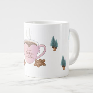 Cocoa, Cookies & Calm – Pastel Christmas CoT-Shirt Giant Coffee Mug