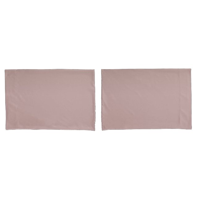 Cocoa Cream Brown Ombre Pillow Case (Front-Set)