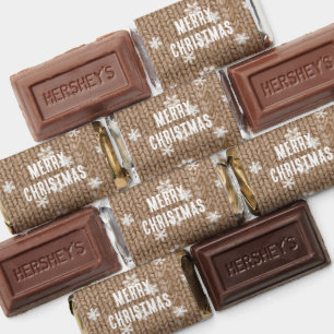 Cocoa Cream Snowflakes Christmas Hershey's Miniatures