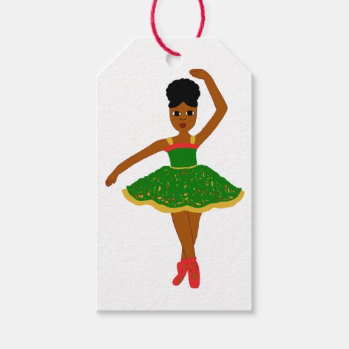 Cocoa Cutie Christmas Ballerina Kiara Gift Tags