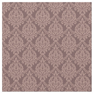 Cocoa Damask Fabric