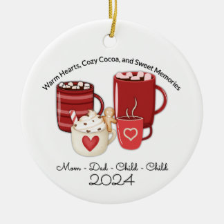 Cocoa for Four Ceramic Ornament