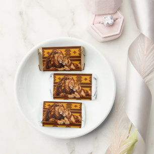Cocoa Heritage African Brown & Ivory Tribal Hershey's Miniatures