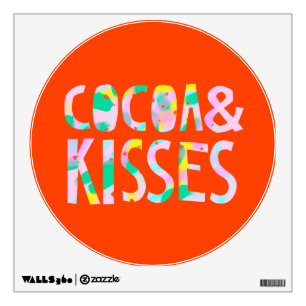 Cocoa & Kisses Wall Decal