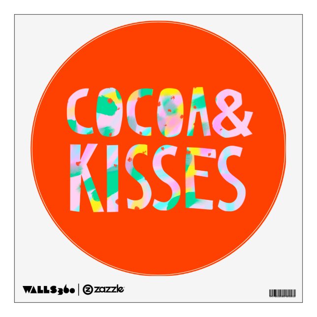 Cocoa & Kisses Wall Decal (Front)