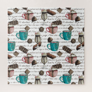 Cocoa marshmallows hot chocolate candy winter jigsaw puzzle