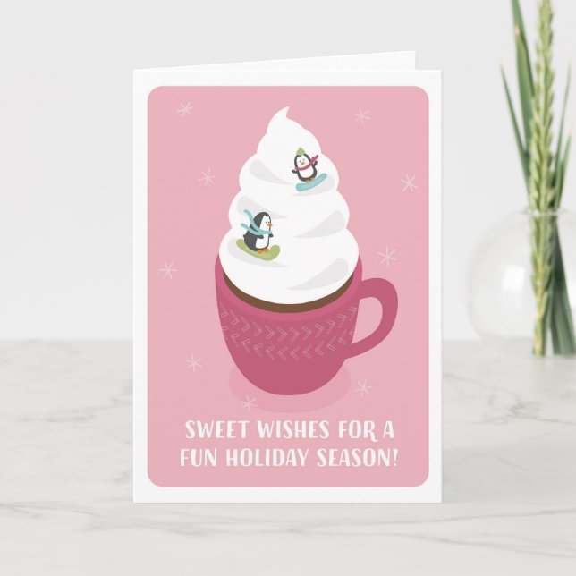 Cocoa Mountain Holiday Card (blank inside) (Front)