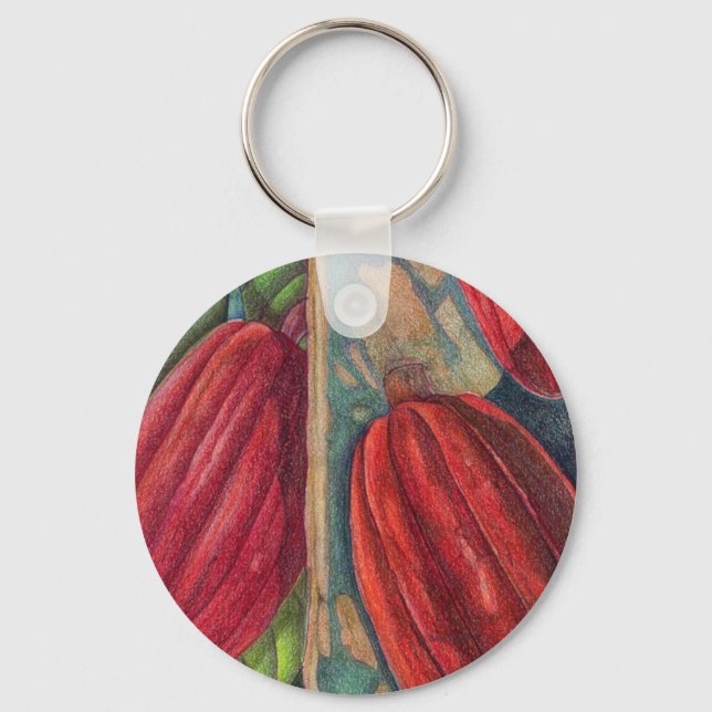 Cocoa Pods Keychain (Front)