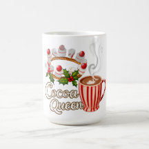 Cocoa Queen Funny Christmas Mug