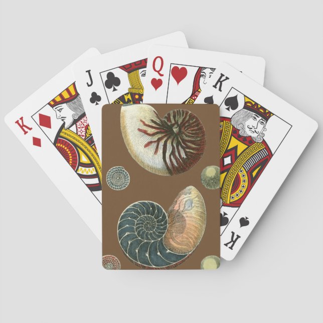 Cocoa Shell Poker Cards (Back)