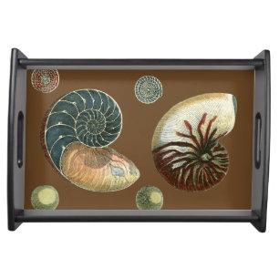 Cocoa Shell Serving Tray