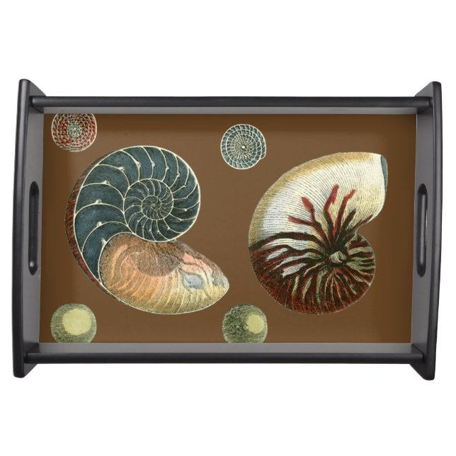 Cocoa Shell Serving Tray (Front)