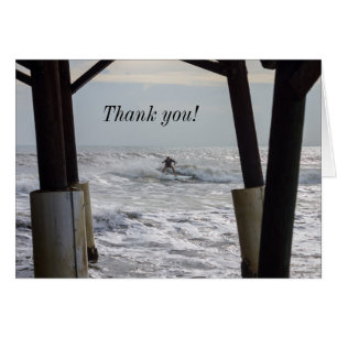 Cocoa Surfing Thank You Card