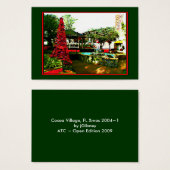 Cocoa Village Christmas 2004 Artist Trading Card (Front & Back)