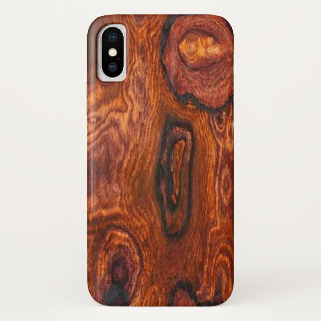Cocobolo (wood) Finish Case-Mate iPhone Case (Back)