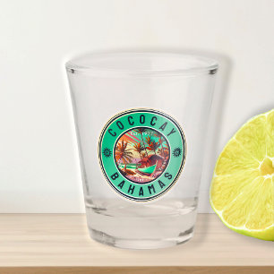 CocoCay Bahamas Retro Travel Souvenir 1950s Shot Glass