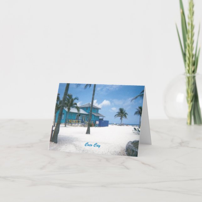 CocoCay Blank Note Cards (Front)