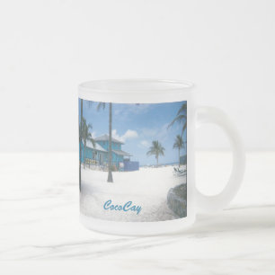 CocoCay Frosted Glass Coffee Mug