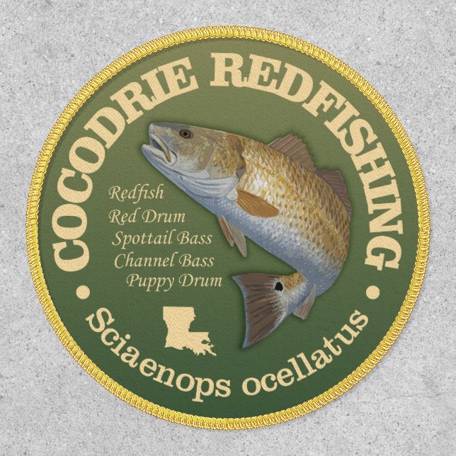 Cocodrie (redfish) patch (Front)
