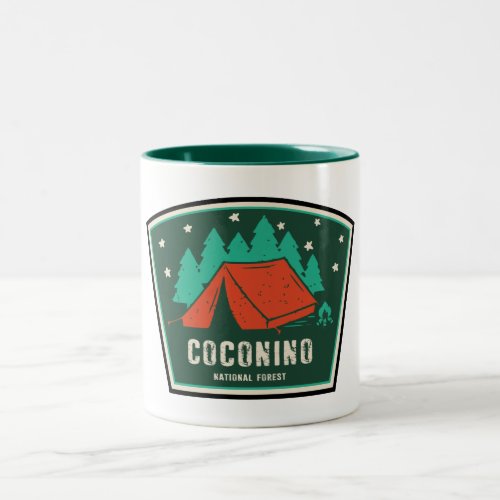 Coconino National Forest Camping Two_Tone Coffee Mug