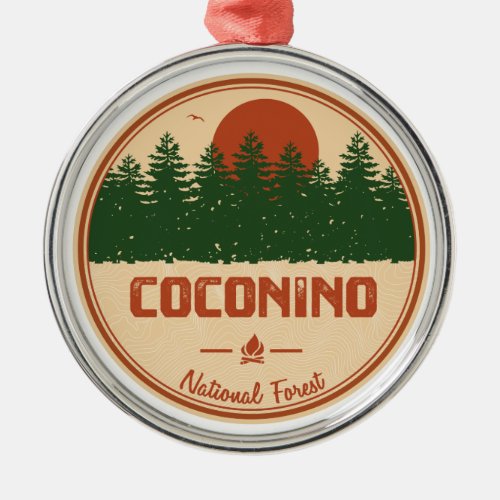 Coconino National Forest Metal Ornament