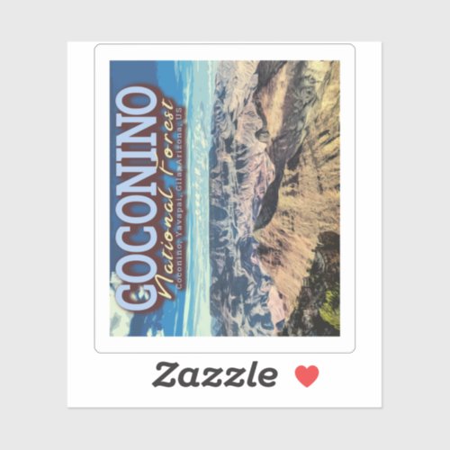 COCONINO _ RED ROCK SEDONA _ ARIZONA UNITED STATES STICKER