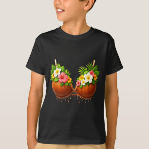 Coconut Bra Halloween Costume DIY Funny Summer T-Shirt