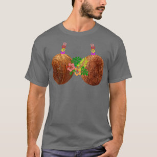 Coconut Bra Coconut Shell' Men's Tall T-Shirt, coconut shell bra ...