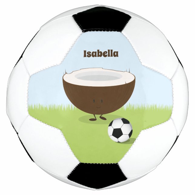 Coconut Character and Name | Soccer Ball (Front)