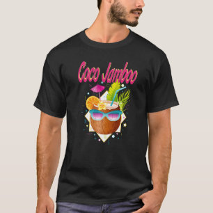 Coconut Colorful  Illustration T-Shirt