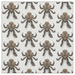 Coconut crab cartoon illustration fabric