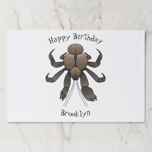 Coconut crab cartoon illustration paper pad