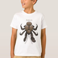 Coconut crab cartoon illustration