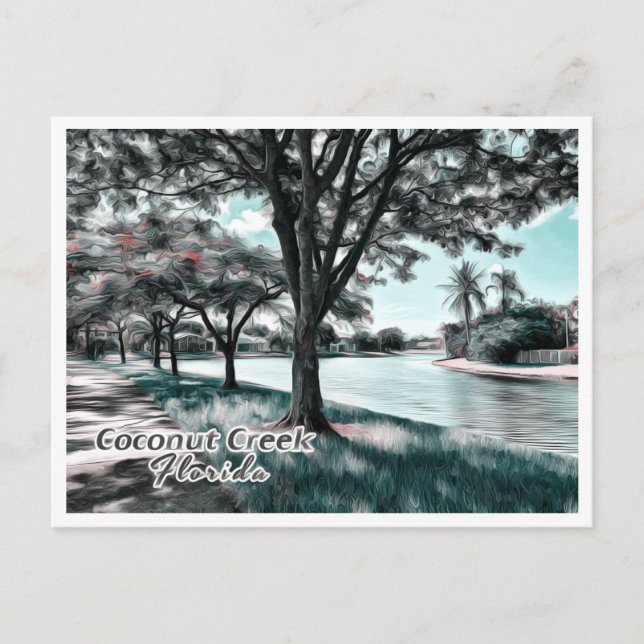 COCONUT CREEK FLORIDA POSTCARD (Front)