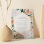 Coconut | Desert Floral Baptism Foil Invitation