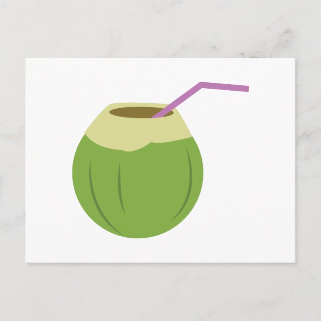 Coconut Drink Postcard (Front)