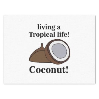 Coconut Fruit Tropical Summer Birthday