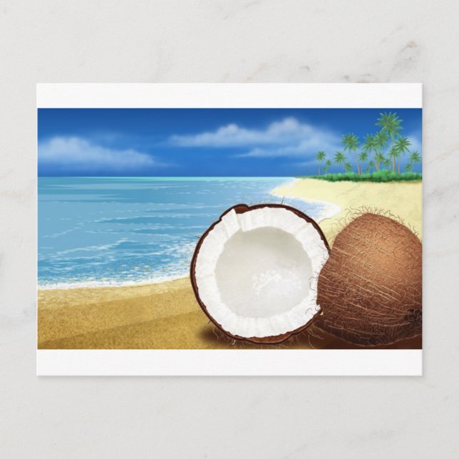 Coconut Getaway Postcard (Front)