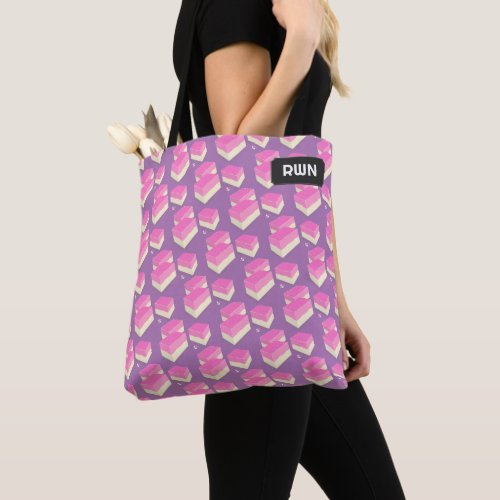 Coconut Ice Sweet British Candy theme own text Tote Bag
