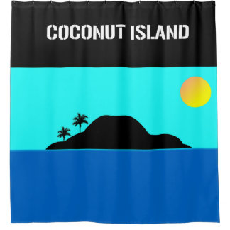 coconut Island Shower Curtain