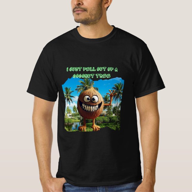Coconut Island Vacation T-Shirt (Front)