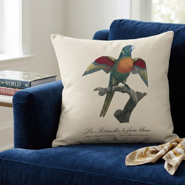 Coconut Lorikeet, Trichoglossus haematodus Throw Pillow (Coconut Lorikeet, Trichoglossus haematodus. Throw Pillow)