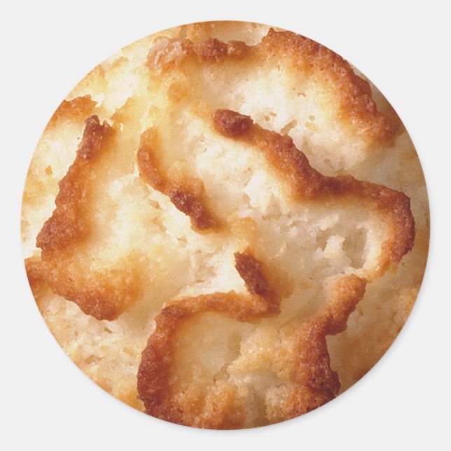Coconut Macaroon Cookies Stickers (Front)