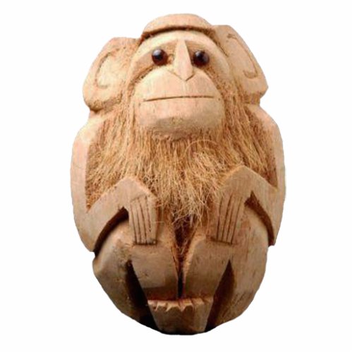 Coconut Monkey Ornament
