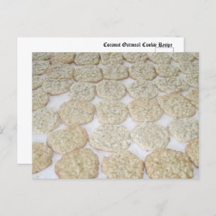 Coconut Oatmeal Cookie Postcard