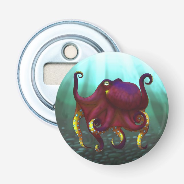 Coconut Octopus bottle opener (Front)