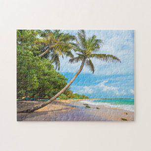 Coconut Palm, Mirissa Beach Sri Lanka Jigsaw Puzzle