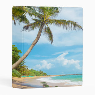 Coconut Palm, Mirissa Beach Sri Lanka Mini Binder