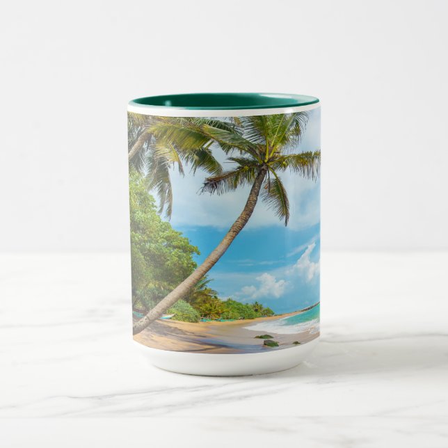 Coconut Palm, Mirissa Beach | Sri Lanka Mug (Center)
