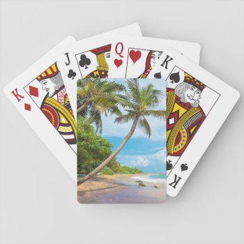 Coconut Palm  Mirissa Beach | Sri Lanka Playing Cards by intothewild at Zazzle